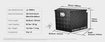 Amocart Trailer Tongue Box Aluminum Alloy Tongue Box Tool Chest Heavy Duty Trailer Box Utility Trailer Tongue Box for Pickup