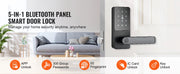 Load image into Gallery viewer, Amocart Smart Lock 5 in 1 Smart Door Knob Fingerprint Deadbolt with App Control Bluetooth Smart Lock Keyless Entry Door Lock
