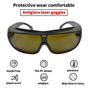 Load image into Gallery viewer, Laser Protective glasses 10600nm OD6 UV400 532nm 808nm 1064nm Laser Safety Glasses IPL glases Laser Protection Laser glasses
