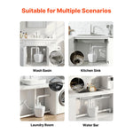 SucceBuy Utility Sink Pump 36 ft 1 HP 2200 GPH with 3 Water Inlets 1 Outlet Aluminum for Sink Shower Wash Bin Kitchen Basement