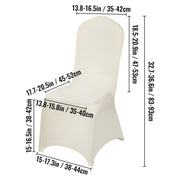 Load image into Gallery viewer, SucceBuy 100Pcs Wedding Chair Covers Stretch Polyester Spandex Slipcover Folding Flat Front Chair Covers for Hotel Dining Party
