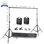 Load image into Gallery viewer, SH Photography Background Backdrop Stand Support Picture Canvas Frame System Kit With Carry Case For Muslin Photo Video Studio
