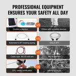 SucceBuy Zipline Kit for Kids Adult 160ft Zip Line Kits Up to 500 lbs with Stainless Steel Zipline Spring Brake Safety Harness