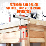 Amocart Bar Clamps for Woodworking F Clamp 2-Pack 36" Clamp/Spreader 600 lbs Load 2-Pack 50" Parallel Clamp Set 1100 lbs Load