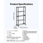 SucceBuy 3D Printer Filament Storage Rack 7Tier Heavy Duty Storage Shelves for 3D Printing Filaments Filament Spool Holders Rack