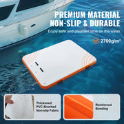 Load image into Gallery viewer, SucceBuy Inflatable Floating Dock Non-Slip Water Floating Dock Mat with Detachable Ladder Floating Platform Island Raft for Pool
