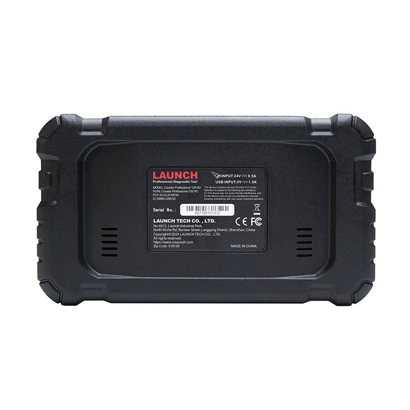 LAUNCH CRP129 HD Heavy Duty Truck Scanner Full System Diesel Scan Tool Global Version 24V Trucks Diagnostic Tool