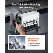 Load image into Gallery viewer, Amocart 370W Electric Wire Stripper Machine 0.06-1.57 in 11 Channel Automatic Copper Cable Stripper for Scrap Copper Recycling
