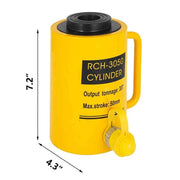 Load image into Gallery viewer, Amocart 20T/30T/60T Hollow Plunger Hydraulic Cylinder Jack Single Acting Ram Cylinder 100mm Heavy Duty Lifting Tool
