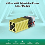 Load image into Gallery viewer, LASER TREE 4w 5W Laser Module 450nm Laser Head Blue Laser for Cnc Laser Engraving Cutting Machine WoodWorking DIY Tools
