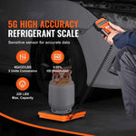 Amocart Refrigerant Scale 110/220 LBS HAVC Charging Recovery Freon Scale with Wired Remote Control 2/5g  Precision Electronic