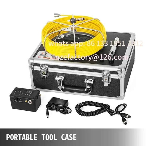 Customizable DVR Recording Function 7/9in Monitor 20/30/50M IP68 Sewer Pipeline Industrial SucceBuy Pipe Inspection Video Camera