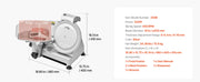 Load image into Gallery viewer, SucceBuy 6.7-10 inch Meat Slicer Electric Deli Slicer Machine with two SUS420 Blades Home Food-Slicer for Meat, Ham, Baguett
