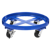 Bild in Galerie-Viewer laden, Amocart 2000lbs Drum Dolly 55Gal Barrel Mobile Base with Cross Braces &amp; 4 Swivel Wheels Hand Truck for Warehouse Drum Handling
