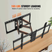 Charger l'image dans la visionneuse de galerie, SucceBuy Support TV Mural Orientable et Inclinable pour TV de 26 à 90 pouces avec Bras Articulés et Réglage Horizontal
