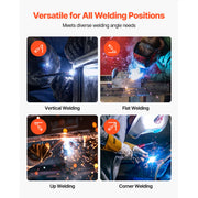 Load image into Gallery viewer, SucceBuy Flux Core MIG Welding Wire E308LFC-O 0.03in with Low Spatter for All Position Arc Welding Self-Shielded for Outdoor Use - AMOCART
