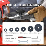 Load image into Gallery viewer, Amocart Circular Saw Blade Sharpener 370W Sharpening Machine 3600RPM Saw Blade 5Inch Wheel Rotary Mill Polisher for Carbide
