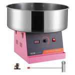 Amocart Electric Cotton Candy Machine Candy Floss Maker Commercial Cotton Candy Machine w/ Stainless Steel Bowl and Sugar Scoop