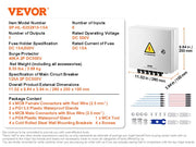 Bild in Galerie-Viewer laden, Amocart PV Combiner Box 4 String / 6 String Solar Combiner Box 10A / 15A Rated Current Fuse for On/Off Grid Solar Panel System
