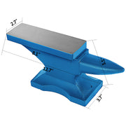Load image into Gallery viewer, SucceBuy 10-45KG Anvil Blacksmith Forged Metal Work Jewelry Metalsmiths Metal Riveting Flattening Forging Forming Bench Tools - AMOCART
