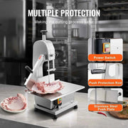 Load image into Gallery viewer, Amocart 650W 1100W 1800W Commercial Electric Meat Bandsaw Stainless Steel Countertop Bone Sawing Machine for Rib Pork Beef
