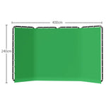 SH 240x400cm Background Stand Frame With Photography Green Screen Backdrops Photography Background For Living Video Recording