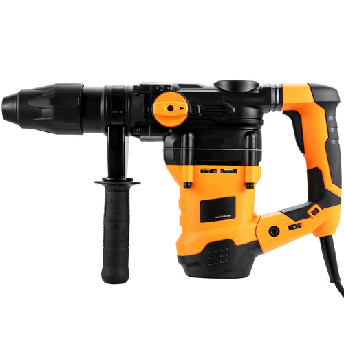 SucceBuy Marteau Perforateur Rotatif 1600W Capacité Max de Perçage 42mm 3 Modes Filaires Disjoncteur Démolition Burinage Métal Béton Marteau Piqueur