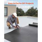 Amocart Roll Rubber Roofing, Weather Resistant Flexible Roof Material for Long Lifespan