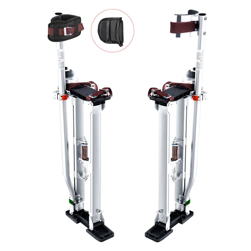 SucceBuy Drywall Stilts Professional Aluminum lastering Stilt Ladder Adjustable Plastering Stilts Paint Painter Tool Stage Props