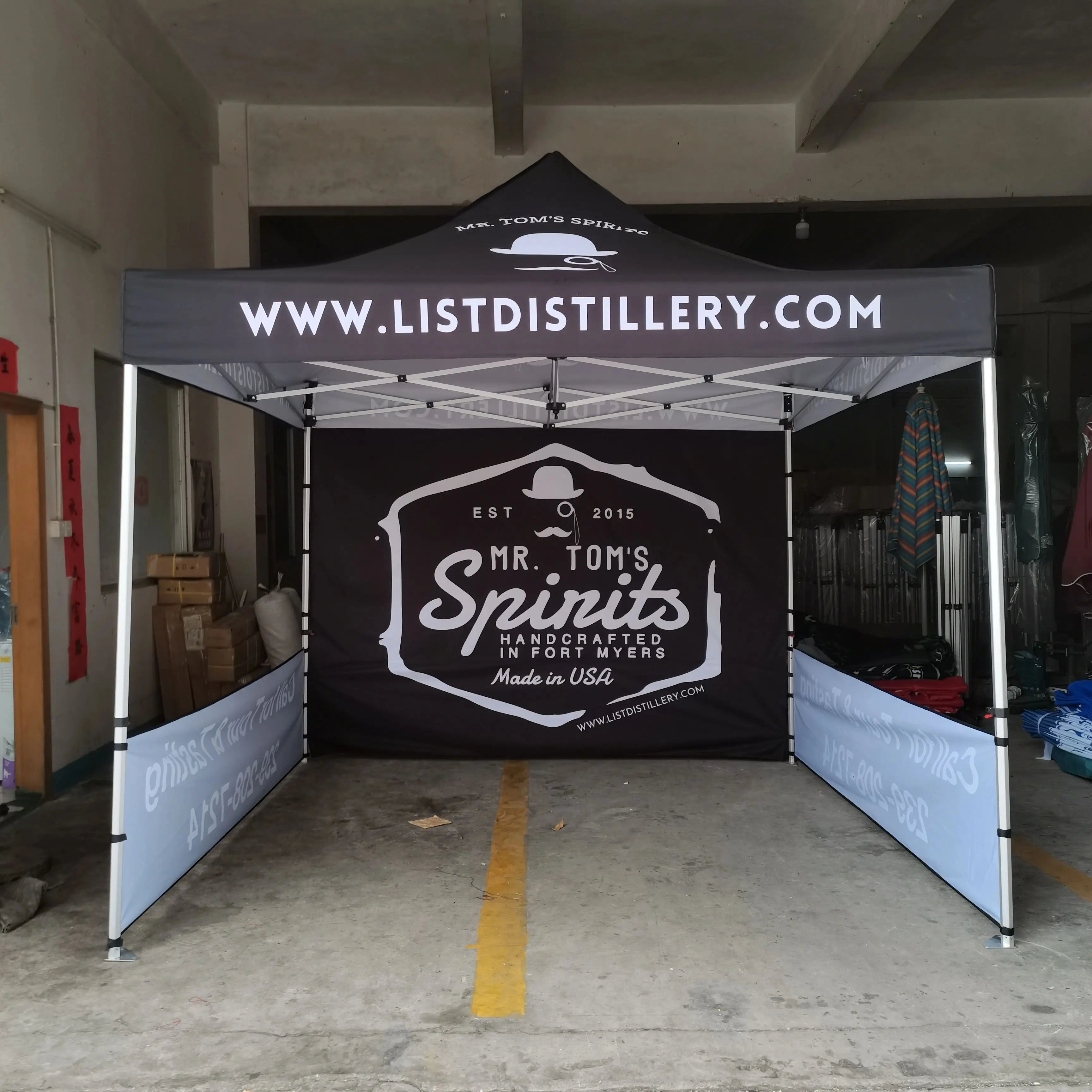 Exhibition Event Marquee Gazebos Custom Printed Business Advertising Business Canopy Pop Up Foldable Tent