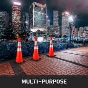 Load image into Gallery viewer, Amocart PVC 18/28/36 Inch Traffic Safety Parking Cones Reflective Collars Higher Warning for Traffic Control Construction Sites
