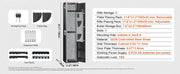 Bild in Galerie-Viewer laden, Amocart 3-8 Rifles Gun Safe w/ Digital Keypad &amp; Lock Gun Storage Cabinet with Removable Storage Shelf for Home Long Gun Pistols
