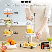 Load image into Gallery viewer, SucceBuy Commercial Vegetable Fruit Dicer Cutter Potato Slicer Chopper 4 Blades &amp; Tray Manual Cutting Machine home appliance - AMOCART
