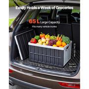 Load image into Gallery viewer, Amocart 2/3Packs 65L Plastic Collapsible Storage Bins Stackable Folding Crates Containers Space-Saving Basket for Home Organize
