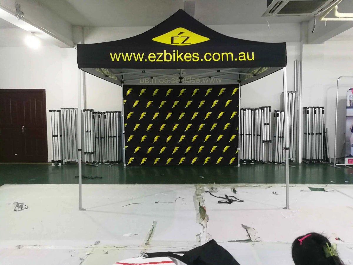 Easy up  Custom Trade Show Roof 10X10ft Gazebo Marquee Outdoor Big Event Retractable Cheap Pop up Canopy Tent 3x3m with Logo Amocart