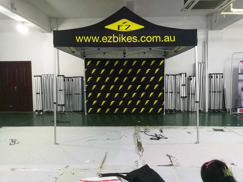 Easy up  Custom Trade Show Roof 10X10ft Gazebo Marquee Outdoor Big Event Retractable Cheap Pop up Canopy Tent 3x3m with Logo Amocart