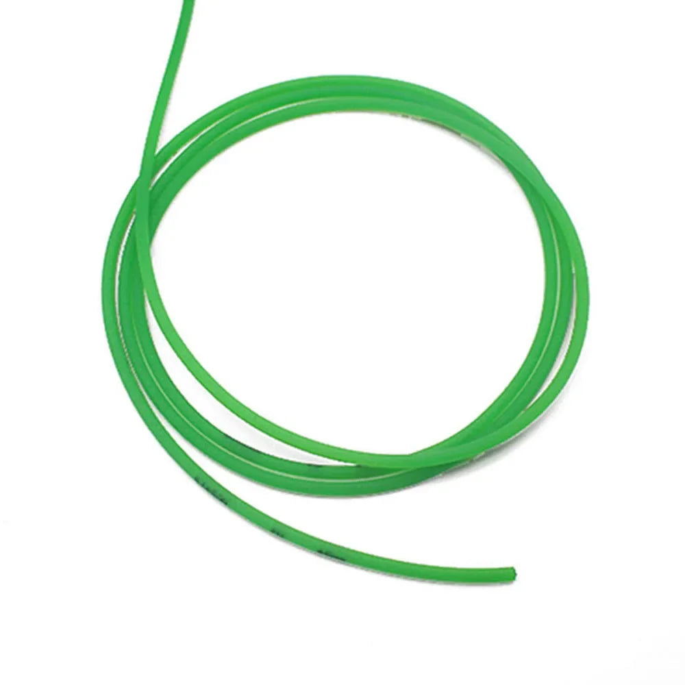 Green Polyurethane Conveyor Belts Diameter 2/3/4/5/6/7/8/9/10/12/15mm PU Round Drive Belt Meltable Cord