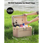 Load image into Gallery viewer, Amocart Portable Cooler 16.5 QT Hard Cooler with Ice Retention Lightweight Rigid Material Insulated Portable Cooler for Picnics
