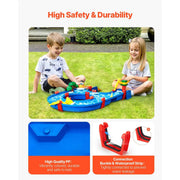 Load image into Gallery viewer, Amocart Water Play Table Children's Outdoor Beach Toy with 39PCS Accessories Summer Water Park Playset for Kids Activity
