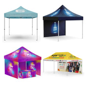 Load image into Gallery viewer, Canopy Cover 3x3 Heavy Duty Outdoor Popup Luxury Big Stretch Gazebo Tent Custom 10 X 10 Commercial Promotional Tent for events
