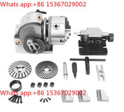 Load image into Gallery viewer, Amocart Dividing Head 5Inch 3 Jaw Precision Semi Universal Dividing Head for Milling Machine Rotary Table Tailstock Milling Set
