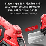 Cordless Electric Scissors 2 Blades Portable 4V Shears for Fabric Cloth Leather Cardboard Carpet DIY USB Cutting Tool 11000RPM