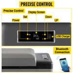 SucceBuy 15L - 55L Car Refrigerator Mini Fridge Freezer Portable Compressor Cooler DC 110-240V Ice Box for Camping RV Travel