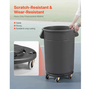 Load image into Gallery viewer, Amocart 1/2 Packs Trash Can Dolly Round Roller Base with 4 Lockable Wheels Rolling Barrel Cart Fit 20/32/44/55 Gal Containers

