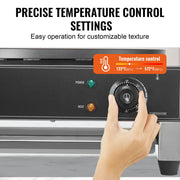 Load image into Gallery viewer, SucceBuy Electric Crepe Maker 16 Inch Commercial Crepe Machine Flat Plate Crepe Griddle Nonstick Circular Cereals Pancake Stove - AMOCART
