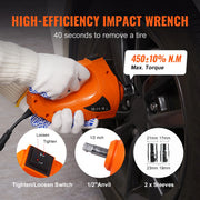 Load image into Gallery viewer, Amocart 5T Electric Car Jack Hydraulic Jack with Electric Impact Wrench Built-in Inflatable Pump, LED Light for SUV Sedan Truck
