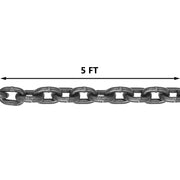 Load image into Gallery viewer, SucceBuy 5FT 8800lbs Lifting Chain Sling Double Leg with Grab Hooks G80 Mn-steel Sling Chain for Engine Hoist Heavy Duty Moving - AMOCART
