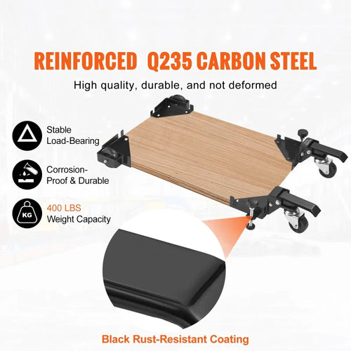 SucceBuy Mobile Base Heavy  Universal Mobile Base Stand Swivel Wheels for Woodworking Equipment Bandsaw Power Tools Machines