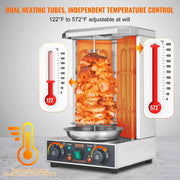 Load image into Gallery viewer, SucceBuy 13lbs Chicken Shawarma Machine Electric Vertical Doner Kebab Grill Gyro Oven
