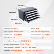 Load image into Gallery viewer, Amocart Steel Drill Dispenser Organizer Cabinet Storage Drill Bit Dispenser Cabinet Three-Drawer Drill Bit Organizer Cabinet
